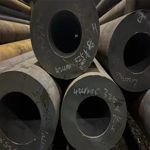 42CrMo厚壁无缝管 无缝钢管加工定尺切割打包 大口径无缝管