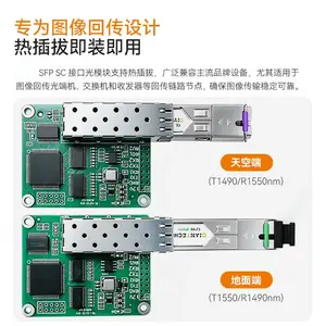 当天发货兼容华三交换机可直接插拔使用GTFP-GE-B20-53千兆1.25G工厂直销单纤双向光模块一根光纤收发