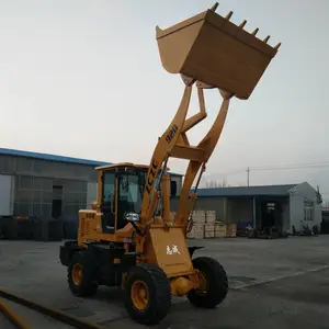 山东920型工地上料铲车 无极变速2吨推土车 轮式四驱大型装载机参数