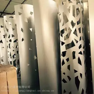铝单板工厂直销包柱板冲孔镂空雕花铝板氟碳漆广东厂家直销全国铝单板排名造型定制