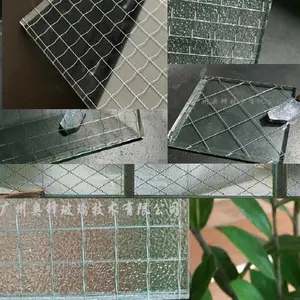 厂家供应夹丝玻璃，防火防盗钢丝夹丝玻璃 进口夹丝玻璃
