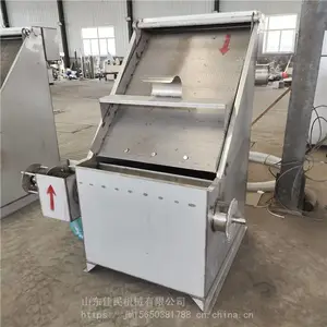 鸡粪鸭粪固液分离机 螺旋式纸浆挤干机 养殖场粪便水泡粪不锈钢干湿分离机