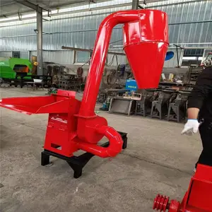 信达牌玉米秸秆340型锤片粉碎机除尘式养殖业订购