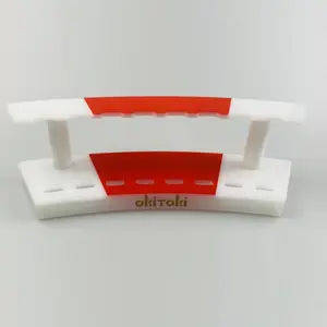 远销加拿大亚克力加工定制展示架乳白色电子烟产品展示架功能展架