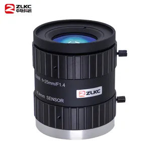 ZLKC中联科创25mmSWIR近红外SW2514MP5IR低畸变定焦C口工业镜头