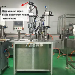 半自动三合一气雾剂充装机 卡式炉封口充气机 空气清新剂灌装机