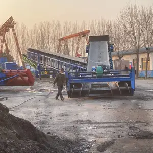 二级组合式扒料装车机 两级输送扒料装车一体机 遥控型履带行走扒料机