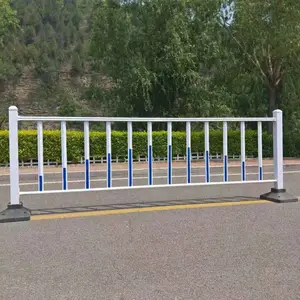 市政道路护栏 马路中央隔离栅栏 文化艺术交通栏杆 公路街道分流围栏
