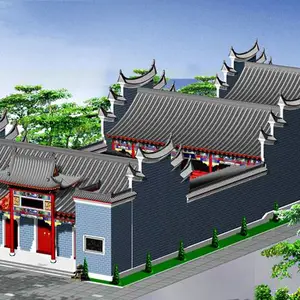 湖南祠堂施工 大冶祠堂设计 湖北祖堂施工 农村宗祠设计