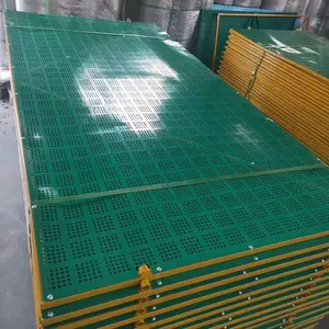 现货高层耐腐稳固爬架网 施工冲孔爬架防护网多孔板可定制