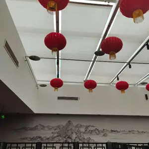 商场酒店阳光房遮阳帘电动FSS FCS FTS玻璃顶电动遮阳帘
