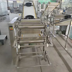 大型传送式均匀风干豆腐皮摊晾机不锈钢省时省力豆制品设备