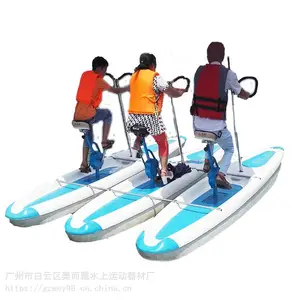 厂家供应双人水上单车 水上自行车脚踏船电动船 景区公园游乐船