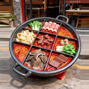 玻璃钢仿真火锅雕塑饭店引流迎宾模型装饰摆件雕塑
