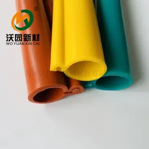 沃园新材 卡扣式绝缘护套管 彩色高压绝缘裸线保护套 电缆电线硅胶护套管