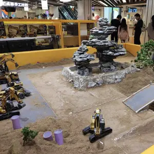 艾星游乐商用挖掘机大型网红项目大型投资游乐场游乐设备彩盒包装培养动手动脑