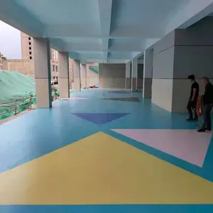 泰安 莱芜PVC塑胶地板 耐磨环保 莱芜幼儿园医院PVC 运动地板革批发