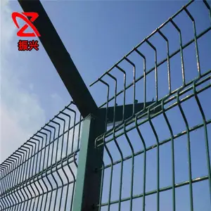 振兴***防攀爬装配式实体围墙 y型柱护栏网刀片刺绳滚笼铁丝围栏网