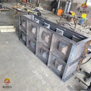 景观式挡土墙模具 源茂箱体式护堤模具 箱式生态护坡模具