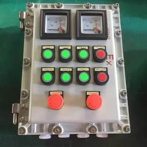 防爆变频调速控制按钮箱操作柱 BXK隔爆型仪表电箱定制