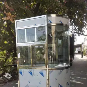 金属雕花板岗亭 售卖亭 地铁口小吃美食街常见景区公园路边