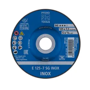 PFERD��Ȧ ������ĥ���и�Ƭ EH 125-2,4 PSF STEELOX (10) �¹�ԭװ
