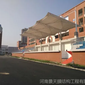 张拉膜学校观礼台河南景天膜结构厂家定制