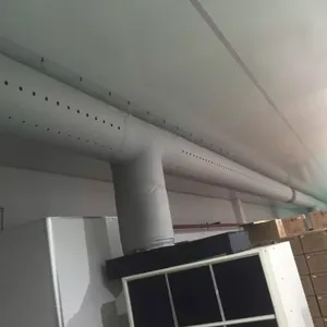 铠纶纱线阻燃涤纶仓储物流布袋风管 苏州柔性纤维织物风管