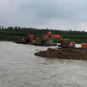 广东水陆挖掘机租赁多少钱一个小时