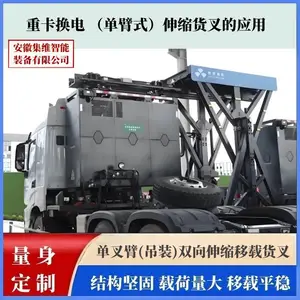新能源重卡换电伸缩货叉的结构性能与设计特点