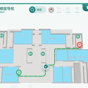 江西学校室内地图导航软件开发终端 百宝图网络技术供应