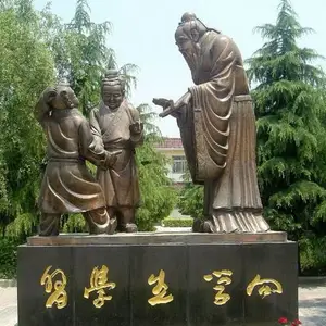 校园铸铜人物雕塑，广场铸铜雕塑，景观人物