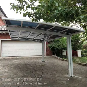 隔音铝合金车棚_耐力板车棚_工厂车棚厂家供应