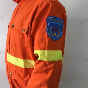 身体防护连体式矿山战斗服 标识醒目矿山战斗服 连体式矿山战斗服