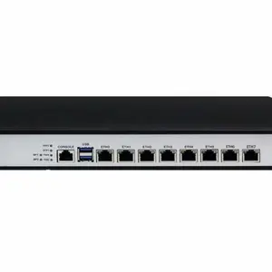 网络安全 防火墙机箱带主板基于 Intel J6413 处理器,8 个 LAN 端口6 个 2.5G RJ45