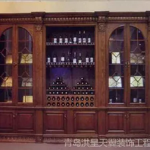 中式实木酒柜