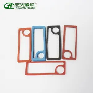 蓝色耐高温硅胶密封垫圈 防油防腐硅胶模切件耐高温垫片