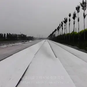 公路养护建筑工程白色聚酯土工布混凝土保温垃圾填埋场长丝土工布