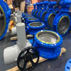 批发价铸钢不锈钢电动硬密封法兰蝶阀 D943H-10C DN500不锈钢304电动硬密封法兰蝶阀