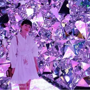 钻石隧道 万花筒隧道 时光隧道 暖场游乐道具 科技馆美陈装置