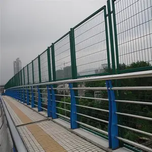 博赛元景观防护围栏 不锈钢防撞护栏 桥梁护栏 各种样式来图加工