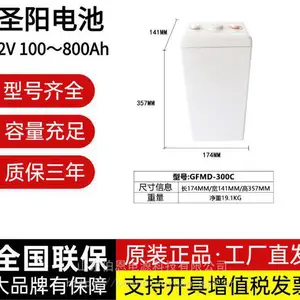 圣阳铅酸蓄电池GFMD-100C 2V100AH数据中心 应急照明 UPS/EPS电源