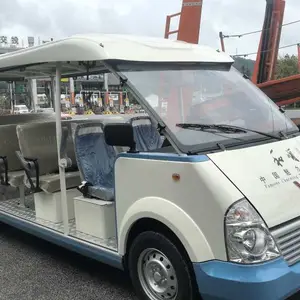 五菱 WLD2140 电动观光车 14 座景区园区接驳 高效续航安全耐用