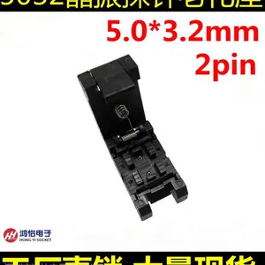 工厂直销5032-2PIN晶振探针老化座5.0*3.2晶振翻盖探针频率测试座