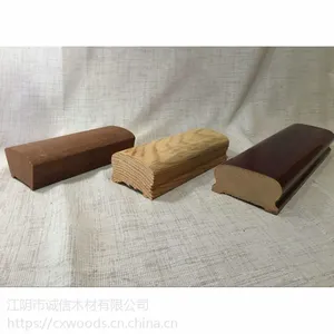 直销信诺圜家装建材工程实木楼梯扶手 直线家用式无水泥基础架实木楼梯扶手