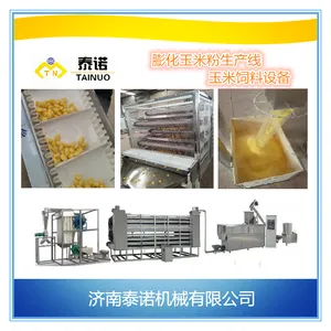 饲料用膨化玉米粉膨化机膨化玉米粉设备厂