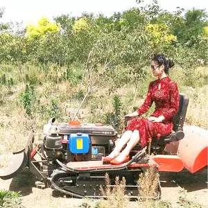 履带微耕机 _35马力多功能乘坐式履带旋耕机报价山东奥翔农机