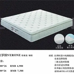 意大利NELLOSANTI尼罗圣缇进口天然乳胶床垫NL05维罗纳
