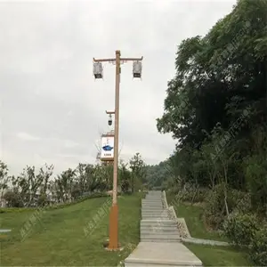 成都智慧社区新能源充电路灯安装丨带广告屏的智慧路灯系统公司丨华焱照明
