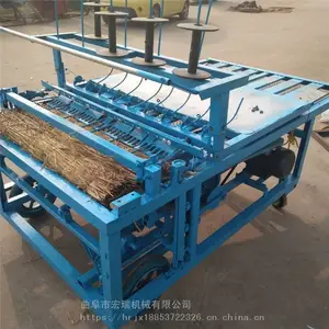 农作物覆盖草毡机厂家 1.5米保温稻草被机价格 新款电动草帘机